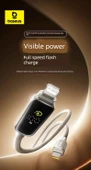 Xingyuan Titanyum 2m PD20W Hızlı Şarj Dijital Ekranlı Kablo - 7