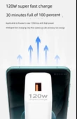 Huawei Nova ve Mate Serisi için 120W Hızlı Şarj Aleti - 1m ve 1.5m Kablolu (2 Kablolu) - 10