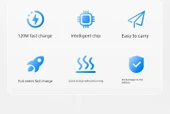 Huawei Nova ve Mate Serisi için 120W Hızlı Şarj Aleti - 1m ve 1.5m Kablolu (2 Kablolu) - 9
