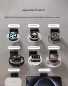 Duvara Monte Şarj Braketi - Beyaz - Apple Watch için - 11