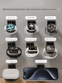 Duvara Monte Şarj Braketi - Beyaz - Apple Watch için - 5