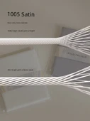 100S Saten Yastık Kılıfı - 48x150 cm - Gri - 4