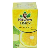 Hel-Dem Doğal Saf Limon Bitki Çayı 2Gr x 20 Süzen Poşet 40 Gr - 2