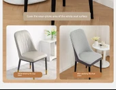 Elastik Ark Sandalye Kılıfı - Çimen Yeşili + Açık Gri - Tekli Paket - 10