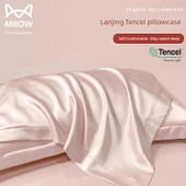 Tencel İpek Yastık Kılıfı Çifti - İnce Tencel Kumaş - 48cm x 74cm (Model 2) - 2
