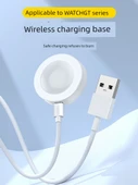 Huawei Saat Manyetik Şarj Kablosu - Ayrık Beyaz Şarj Ünitesi - 2