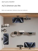 Duvara Monte Şarj Braketi - Beyaz - Airpods için - 3