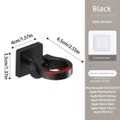 Duvara Monte Şarj Braketi - Siyah - Apple Watch için - 1