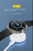 Huawei Saat Manyetik Şarj Kablosu - Beyaz Şarj Ünitesi + Type-C Data Kablosu - 10