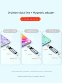 5A Manyetik Adaptör Kablosu 2m - Kırmızı (Manyetik Başlıksız) - 7
