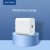 66W GaN Hızlı Şarj Aleti - Pembe USB 2.1A Şarj Aleti - 3
