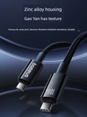 100W USB-C - USB-C Kablo - 1.5 Metre - Tungsten Altın - 20Gbps - 4K - 5