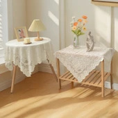 Erik Çiçeği Dantel Masa Örtüsü - 60x60cm thumbnail 5