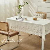 Erik Çiçeği Dantel Masa Örtüsü - 60x60cm thumbnail 4