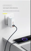 100W USB-C - USB-C Şarj Kablosu - Mavi 2m Çift C Portlu - 10