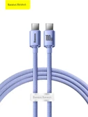 100W USB-C - USB-C Şarj Kablosu - Mavi 2m Çift C Portlu - 2