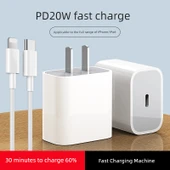 Apple 20W PD Hızlı Şarj Aleti - 8-14 Serisi 1.5m PD Kablolu - 2