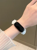 Xiaomi Bileklik 9/8 NFC Uyumlu Lila-1 İpek Kordon - 3