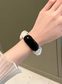 Xiaomi Bileklik 9/8 NFC Uyumlu Lila-1 İpek Kordon - 8