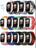 Xiaomi Bileklik 8 Active Dokuma Kordon - Yedi Renk [Nylon, Gümüş Çerçeve] - 10