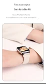 Honor Watch 5 Üzüm Moru Manyetik Örgü Kordon - Siyah Konnektör - 9
