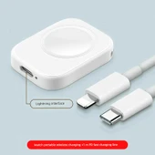 Apple Watch Kablosuz Şarj Aleti - Lightning - 1m Apple PD Kablo - 1
