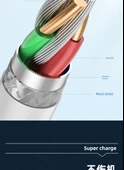 120W Type-C Hızlı Şarj Kablosu - 1m Tek Paket (Model 1) - 11