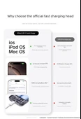 iPhone 8-14 için 20W Güç Adaptörü + 1.0m PD Hızlı Şarj Kablosu - 6
