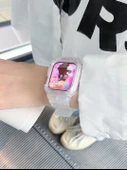 Apple Watch 38mm Silikon Spor Kordon - Siyah - 6