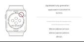 Beyaz Mor Kedi Gözü Boncuklu Apple Watch Kordonu - S10 (42mm) - 7