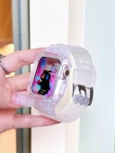 Apple Watch 38mm Silikon Spor Kordon - Siyah - 3