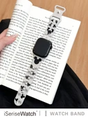 42mm (1~3. Nesil) Apple Watch Uyumlu Silikon Kordon ve Ekran Koruyucu - Yıldız Işığı Kahverengi - 6