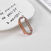 Xiaomi Bileklik 9 Seramik Özel Rose Gold Elmas Kaplama Yarım Kapak Kılıf - 11