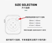 Apple Watch 41mm Silikon Spor Kordon - Buzlu Şeffaf - 8