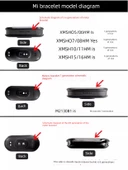 Xiaomi Bileklik 8 Siyah PC Temperli Film Tam Kapak Kılıf - 7