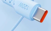 Type-C Hızlı Şarj Kablosu Makaron Tasarım - 2m Leylak Moru 2'li Paket - 10