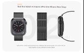 Xiaomi Bileklik 9Pro Milanese Manyetik Metal Kordon - Grafit Grisi Çift Bölmeli - 10