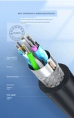 USB 3.0 - Type-C Dirsekli Hızlı Şarj Kablosu - 1.5m - USB Düz - Type-C Açılı - 8