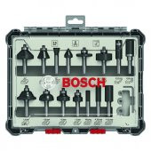 Bosch Freze Seti 15 Parça Karışık 8 mm 2607017472 - 1