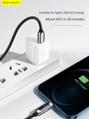 2 Metre Siyah Dijital Ekranlı Hızlı Şarj Kablosu - PD 20W - 2