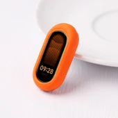 Xiaomi Mi Band 9 Seramik Versiyon Silikon Kılıf - Turuncu - 1