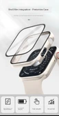 Apple Watch ultra/2 49mm için Entegre Koruyucu Film Kılıf - Şeffaf - 7