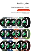 Xiaomi Bracelet 8Pro/9Pro Uyumlu Limon Yeşili Naylon Örgü Kordon - 10