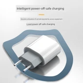35W PD Hızlı Şarj Aleti - 20W Avrupa Adaptör - C - Apple Port 2m Kablo - 4