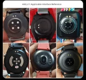 Akıllı Saat Şarj Kablosu - Micro-wear L7 - Beyaz - 4 Noktalı - 9
