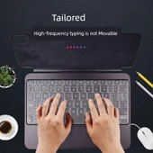 2018 ~ Yeni 12.9 inç iPad Pro Klavye - Siyah Antibakteriyel Film - 4