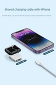 Apple Watch Hızlı Kablosuz Manyetik Şarj Başlığı - Metal Kasa USB - 8