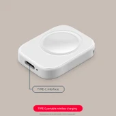 Apple Watch Hızlı Kablosuz Manyetik Şarj Başlığı - Type-C Girişli - 1