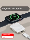 Apple Watch Hızlı Kablosuz Manyetik Şarj Başlığı - Metal Kasa USB - 2