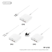 65W Çoklu Port Hızlı Şarj Masaüstü Telefon Adaptörü - 2